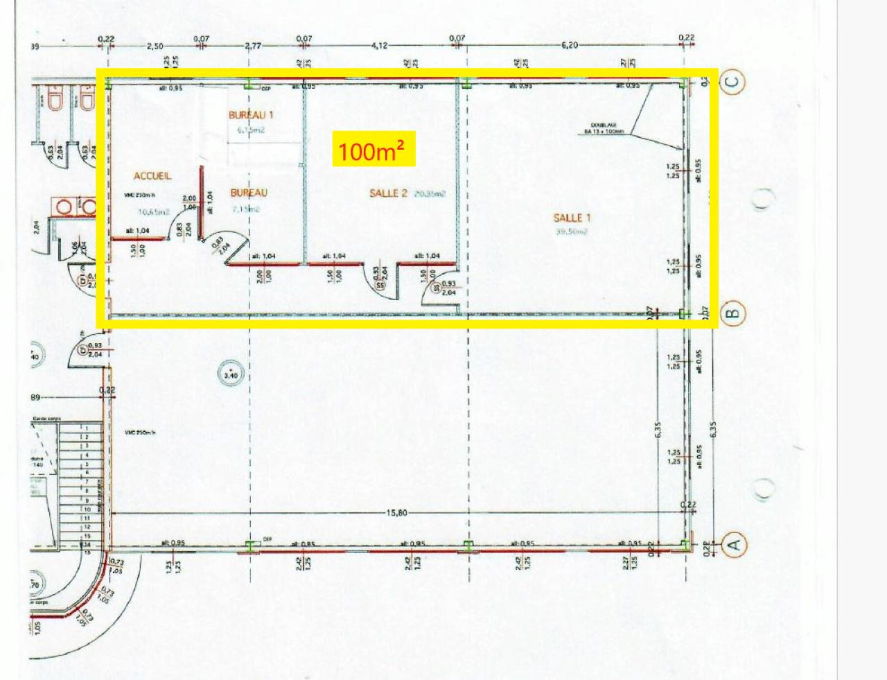 Bureau Orléans 100m² Location bureau Orléans Loiret OLBUR2308080 1